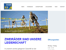 Tablet Screenshot of ehrenzeller-velos.ch